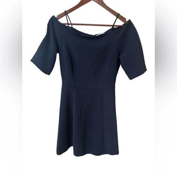 H&M‎ Old Navy Off the Shoulder Navy Dress 8 - Picture 1 of 4